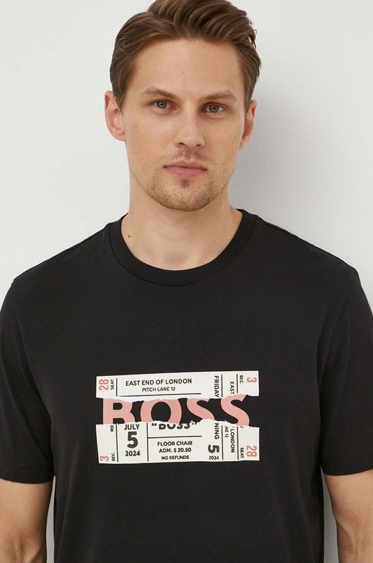 Abbigliamento Boss Orange t-shirt in cotone 50515829 nero