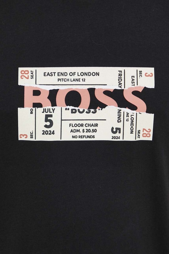 BOSS Orange tricou din bumbac negru 50515829