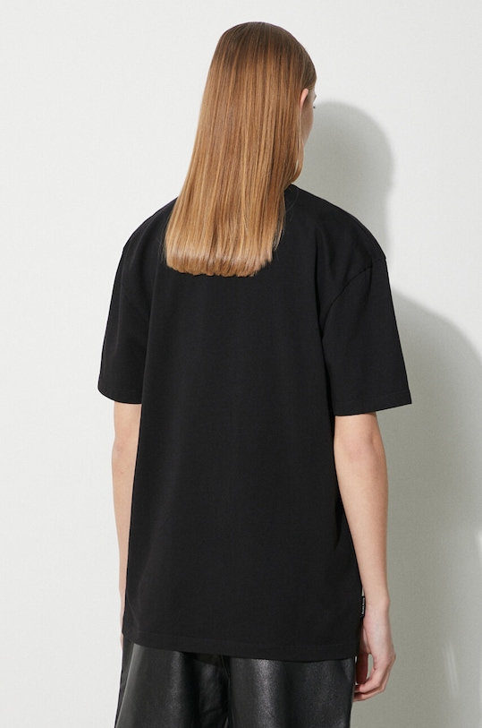 Bavlněné tričko Filling Pieces Slim 74434001861 černá