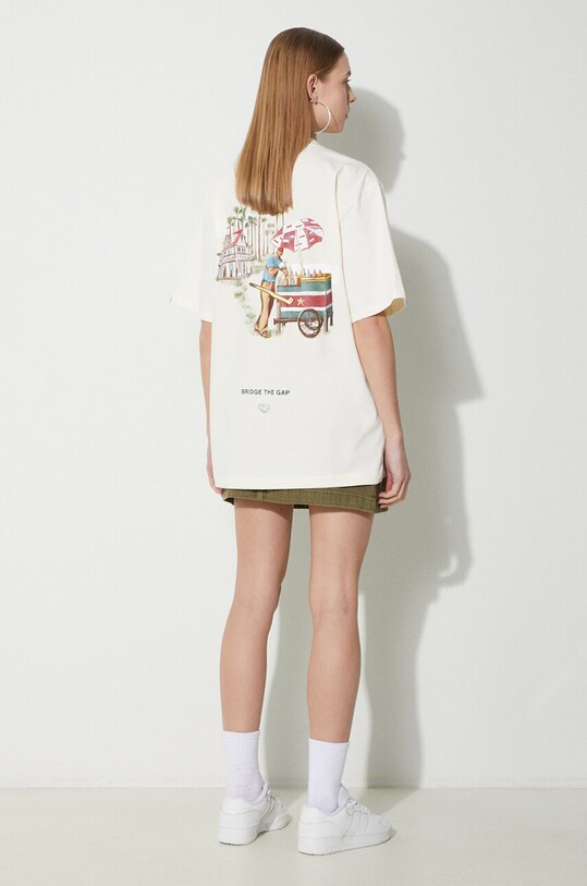 Filling Pieces cotton t-shirt 74434019936 beige SS24