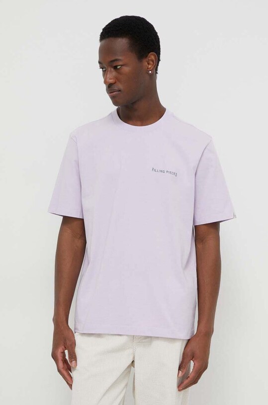 Clothing Filling Pieces cotton t-shirt 74405001651 violet