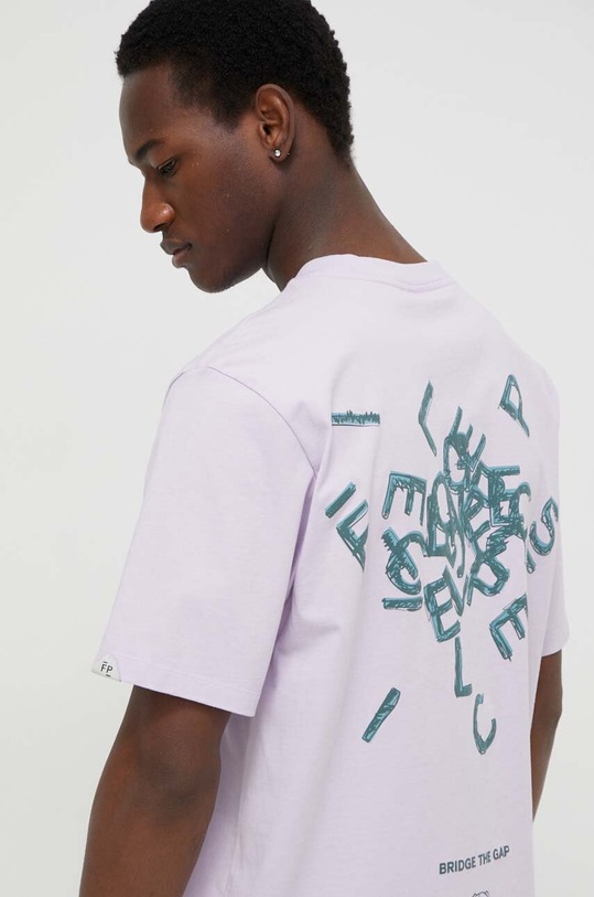 Filling Pieces cotton t-shirt violet 74405001651