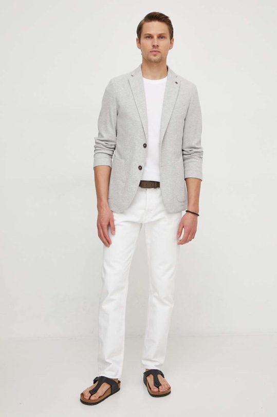 BOSS tricou din bumbac 50511595 bej SS24