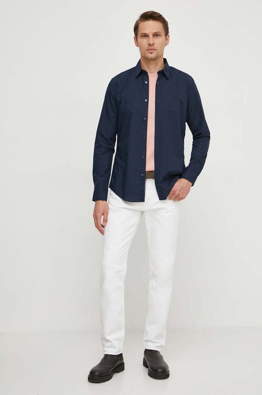 BOSS pamut póló 50511595 rózsaszín SS24