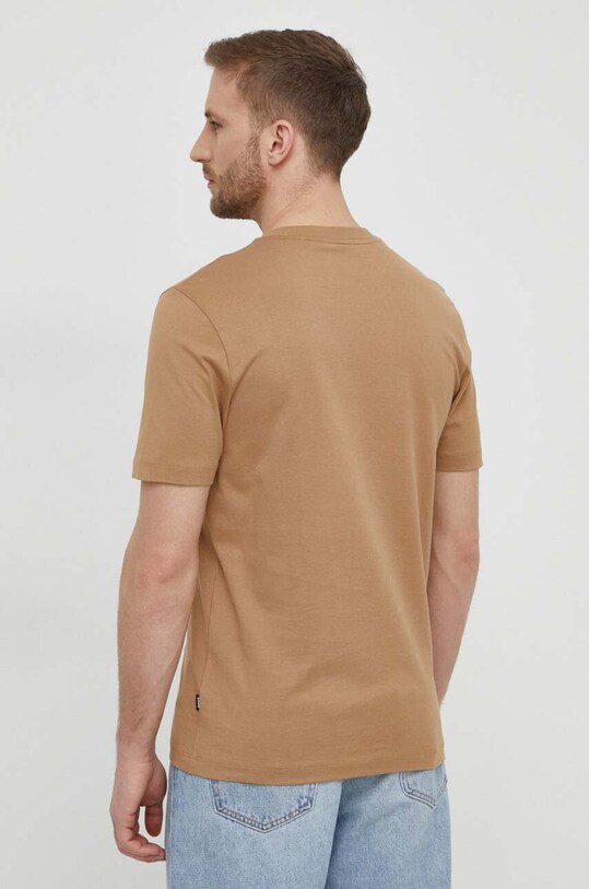 Îmbrăcăminte BOSS tricou din bumbac 50512110 bej