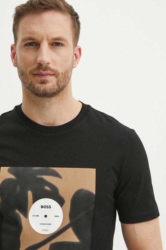 BOSS tricou din bumbac negru 50512132