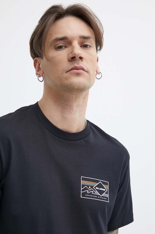 Billabong t-shirt bawełniany Adventure Division czarny ABYZT02299