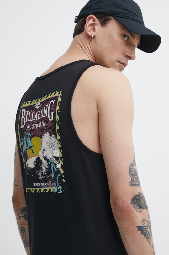 Billabong pamut póló pamut fekete EBYZT00180