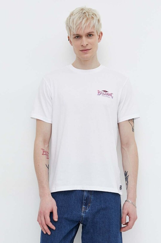 Одежда Хлопковая футболка Billabong EBYZT00170 белый