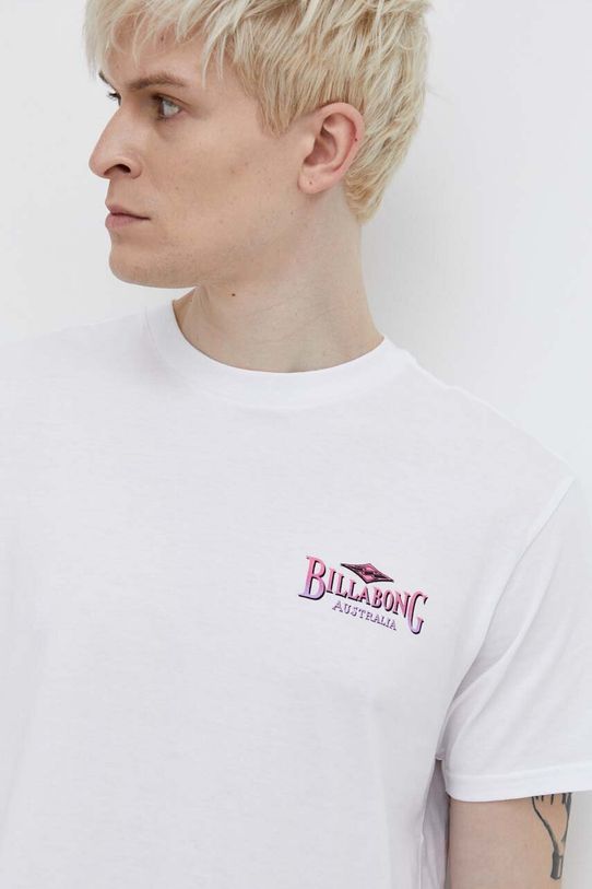 Billabong t-shirt bawełniany biały EBYZT00170
