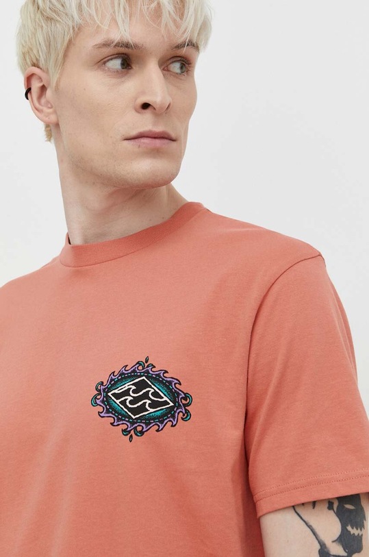 Billabong tricou din bumbac portocaliu ABYZT02255