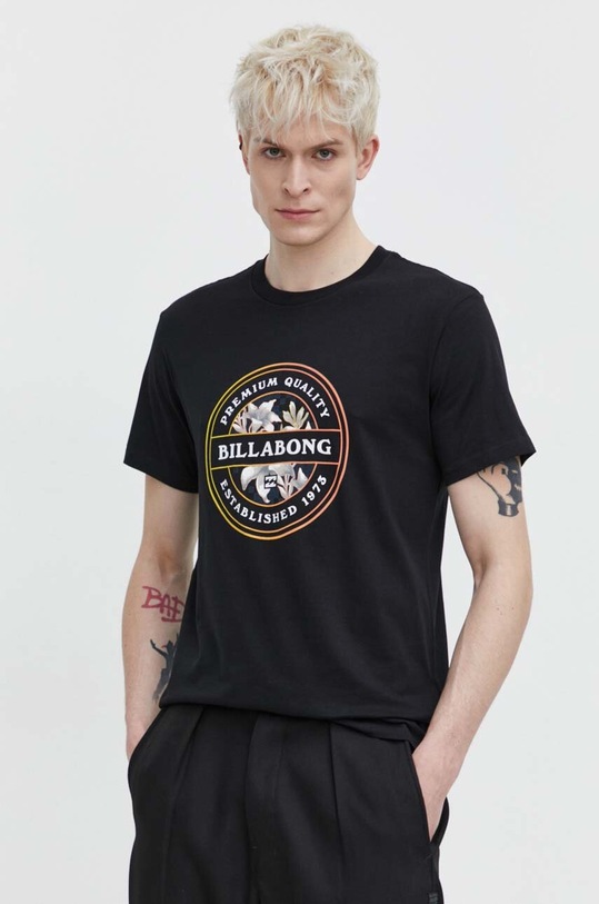 Billabong tricou din bumbac negru EBYZT00168