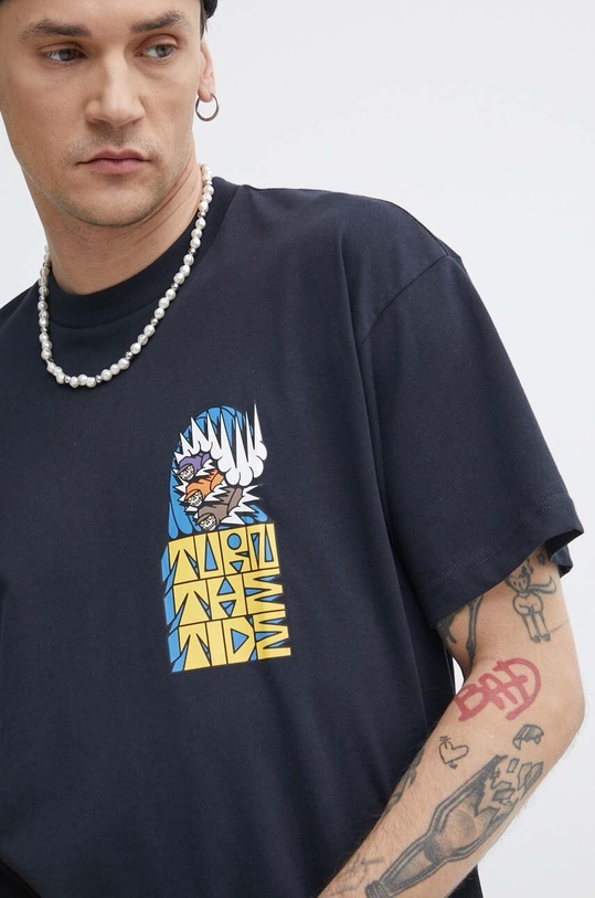 Billabong t-shirt bawełniany nadruk czarny ABYZT02234