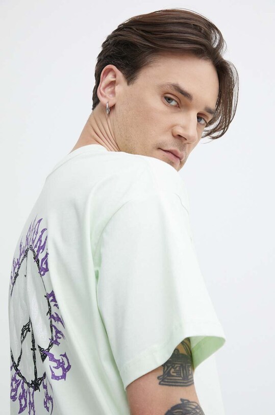 Хлопковая футболка Billabong бирюзовый ABYZT02313
