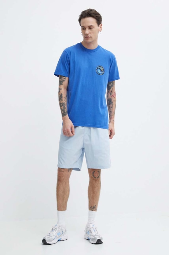 Bavlnené tričko Billabong ABYZT02279 modrá SS24