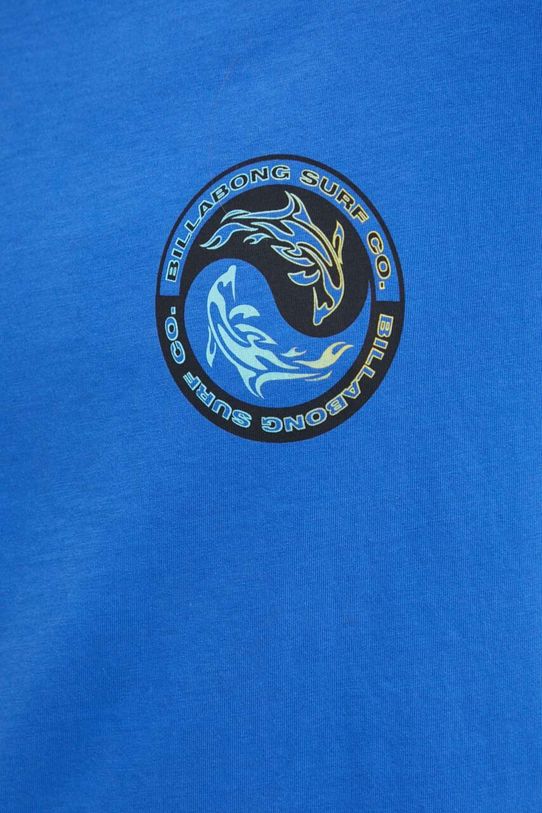 Billabong t-shirt bawełniany ABYZT02279 niebieski