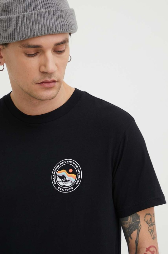 Billabong t-shirt in cotone nero ABYZT02300
