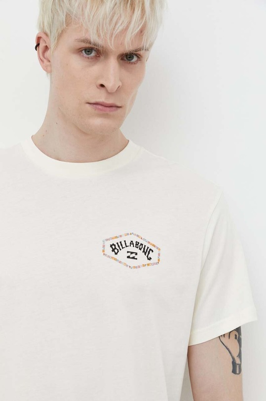 Odzież Billabong t-shirt bawełniany ABYZT02257 beżowy