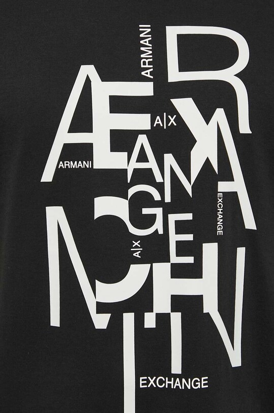 Bavlněné tričko Armani Exchange 3DZTAA.ZJA5Z černá