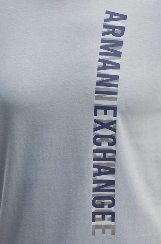 Armani Exchange t-shirt bawełniany 3DZTBD.ZJ9TZ szary