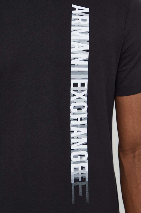 Бавовняна футболка Armani Exchange 3DZTBD.ZJ9TZ чорний