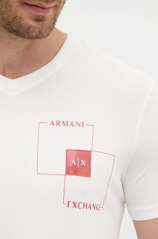 Armani Exchange t-shirt 3DZTHP.ZJE6Z beżowy