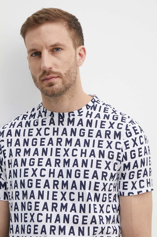 Bavlněné tričko Armani Exchange bílá 3DZTJW.ZJH4Z