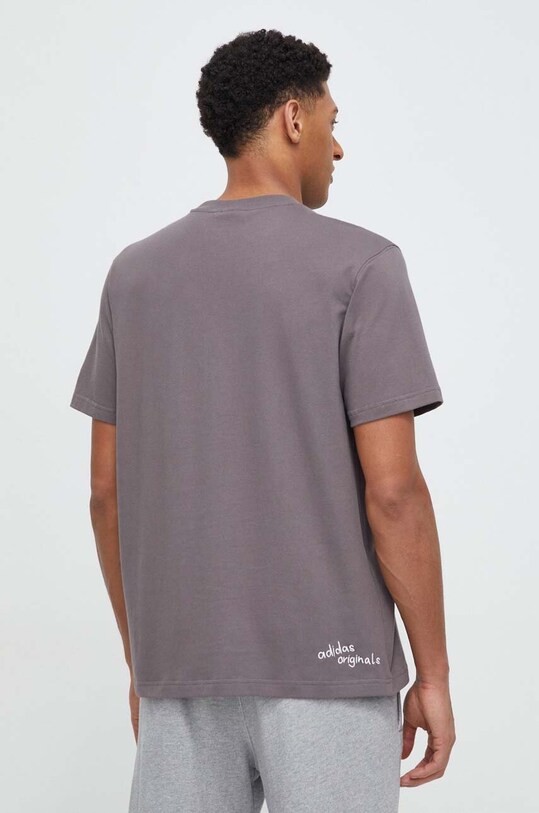 adidas Originals tricou din bumbac IM9680 gri SS24