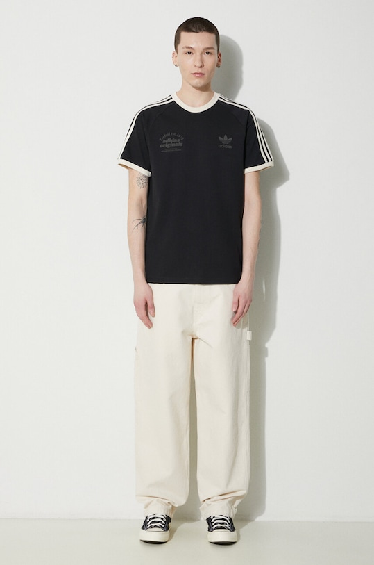 adidas Originals t-shirt in cotone IS1413 nero SS24