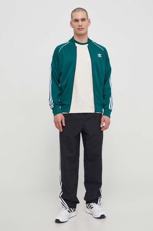 Хлопковая футболка adidas Originals IU0217 бежевый SS24