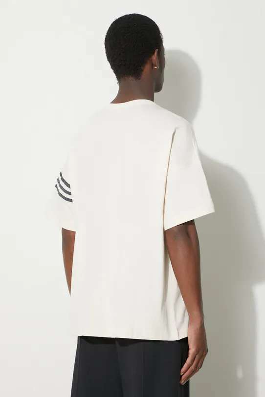 Ρούχα Βαμβακερό μπλουζάκι adidas Originals IV5354 μπεζ