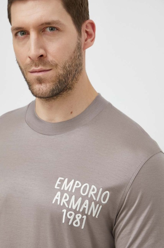 Emporio Armani t-shirt bézs 3D1TA2.1JUVZ