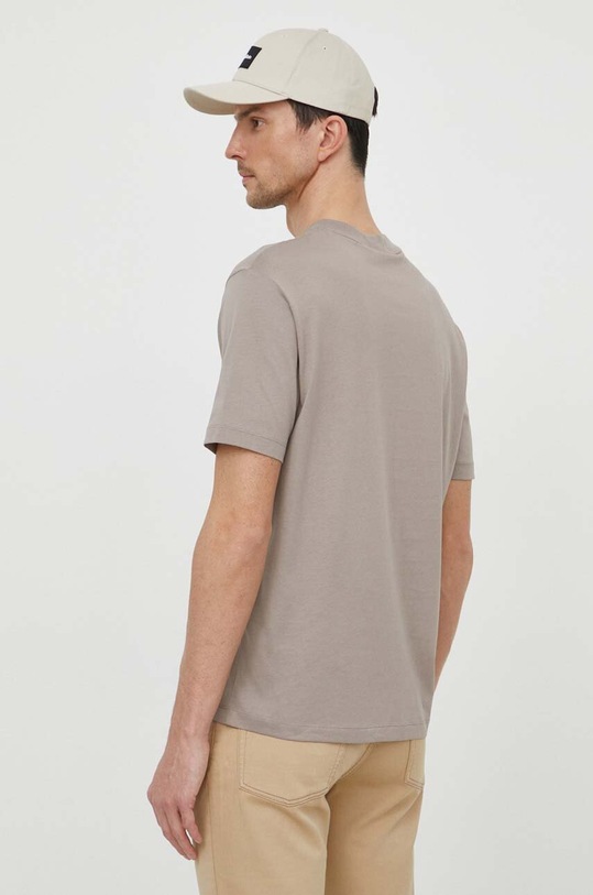 Odzież Emporio Armani t-shirt bawełniany 3D1TG3.1JPZZ beżowy