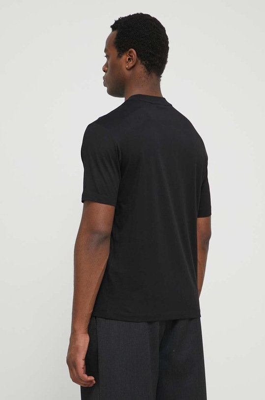 Odzież Emporio Armani t-shirt bawełniany 3D1TG3.1JPZZ czarny