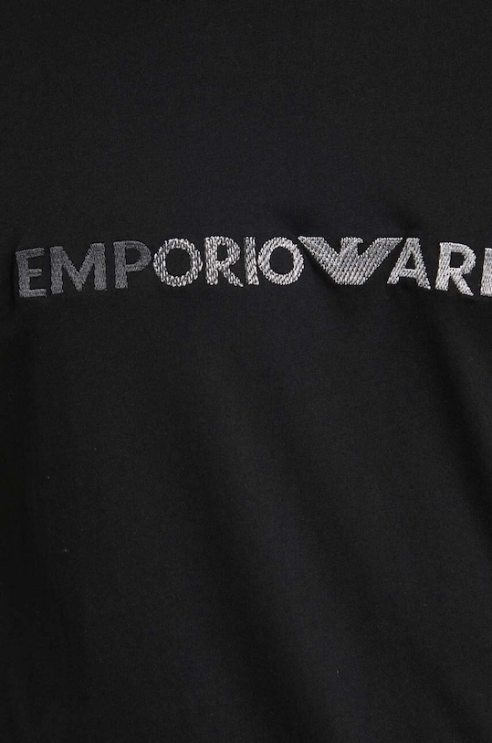 Emporio Armani t-shirt bawełniany 3D1TG3.1JPZZ czarny