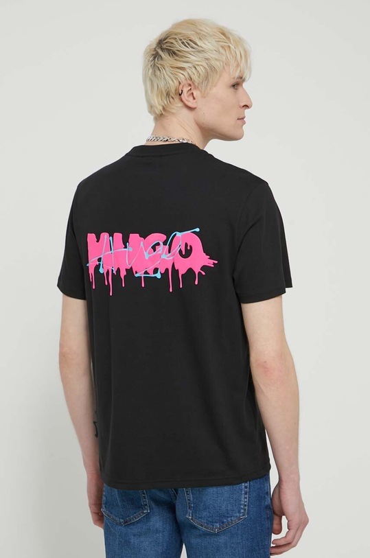 Îmbrăcăminte HUGO tricou din bumbac 50509966 negru