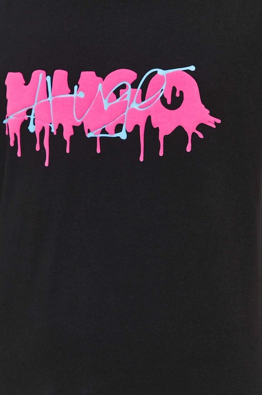Pamučna majica HUGO 50509968 crna