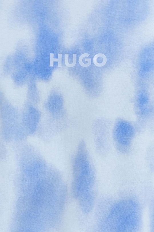 HUGO t-shirt bawełniany 50509986 niebieski