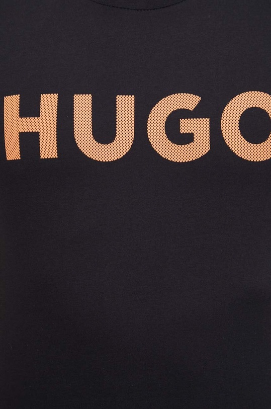 HUGO t-shirt bawełniany czarny 50513309