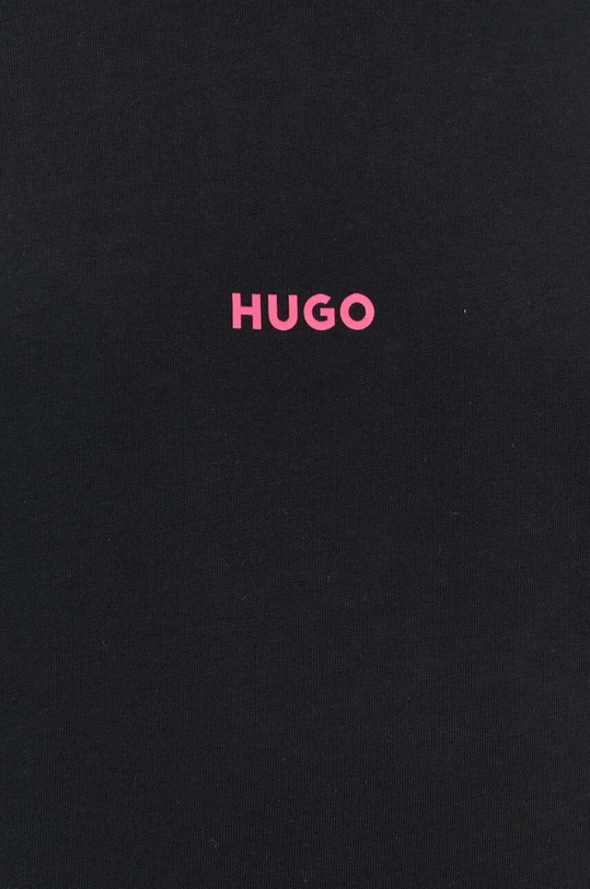 Бавовняна футболка HUGO 50513834 чорний