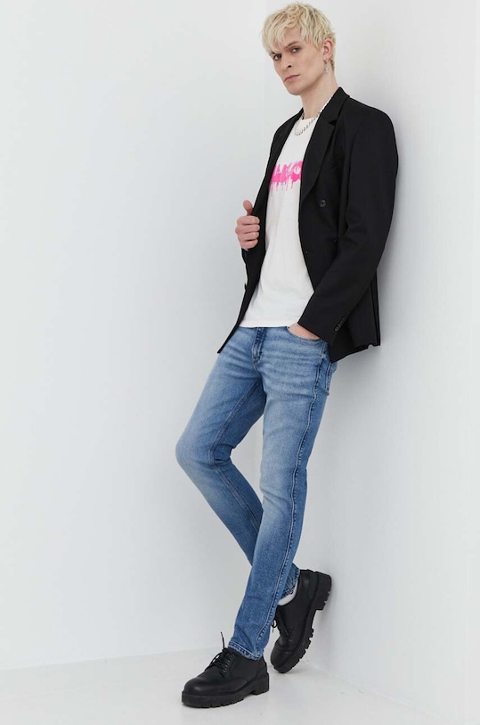 HUGO tricou din bumbac 50515282 bej SS25