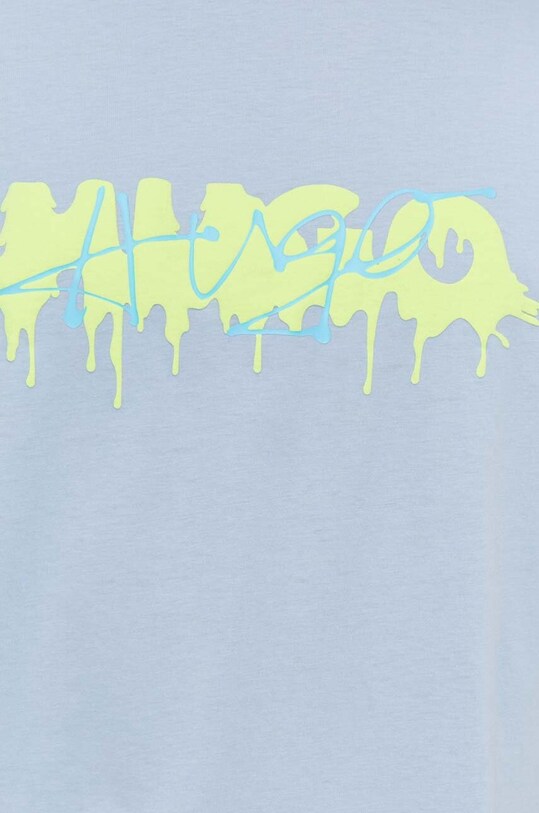 HUGO t-shirt in cotone 50515282 blu