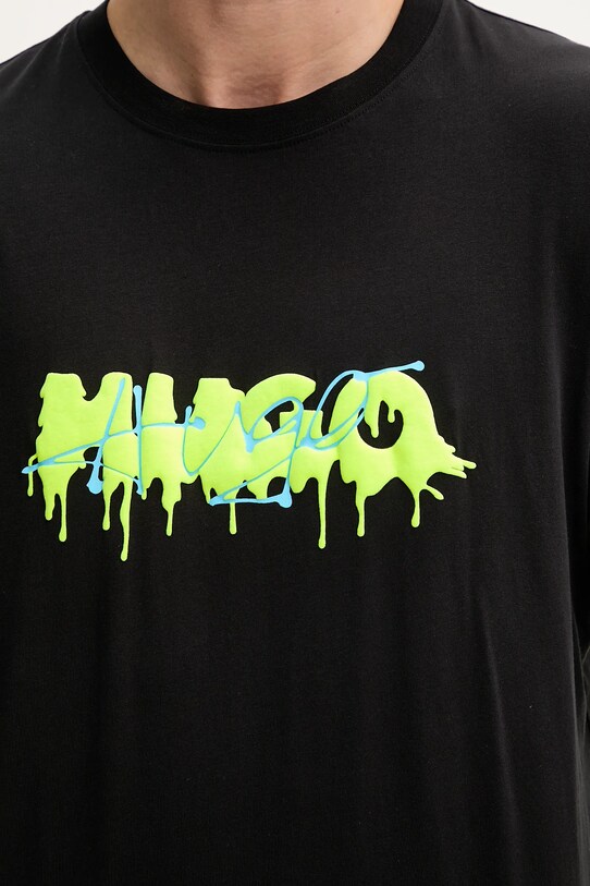 HUGO tricou din bumbac 50515282 negru