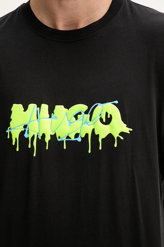 HUGO t-shirt bawełniany 50515282 czarny