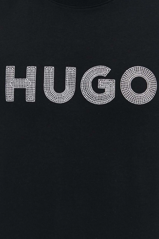 HUGO tricou din bumbac 50509958 negru