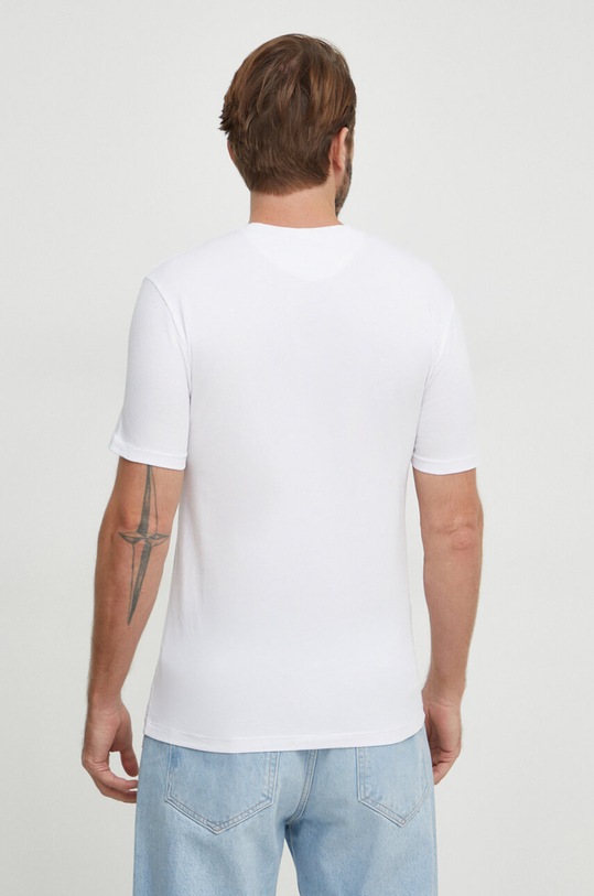 Odzież United Colors of Benetton t-shirt 3M1PU102W biały