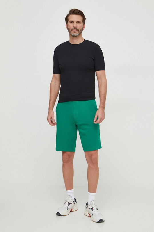 Μπλουζάκι United Colors of Benetton 3M1PU102W μαύρο AW24