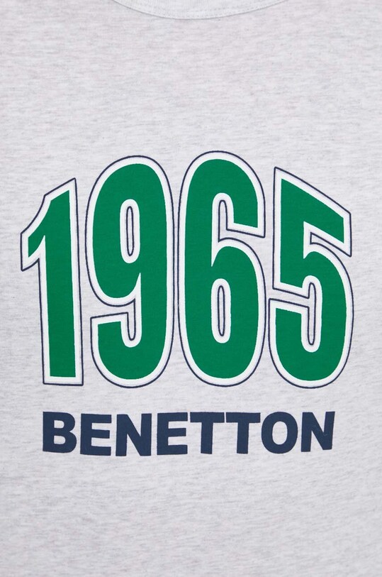 United Colors of Benetton t-shirt bawełniany 3I1XU100A szary