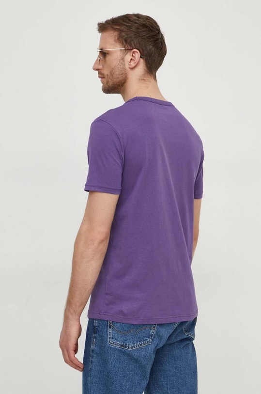 Odzież United Colors of Benetton t-shirt bawełniany 3I1XU100A fioletowy