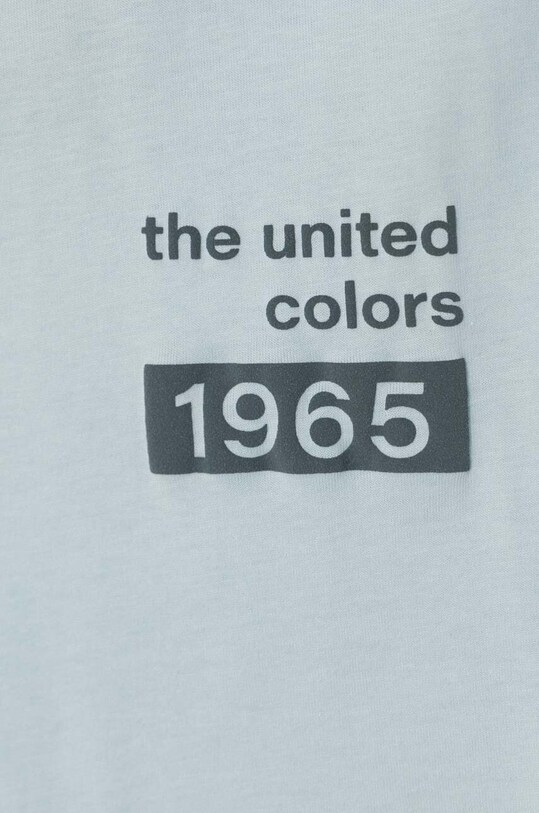 Одяг Бавовняна футболка United Colors of Benetton 3I1XU100A бірюзовий